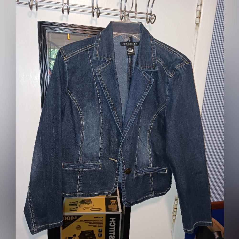 Blue jean Stitch denim jacket